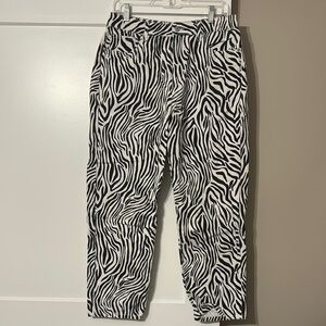 Zebra Print Women’s Jeans